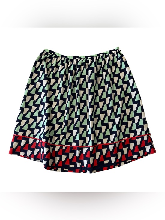Tommy Hilfiger Dresses & Skirts - Tommy Hilfiger Geometric Print Mini Skirt in Navy, Mint & Red size 2